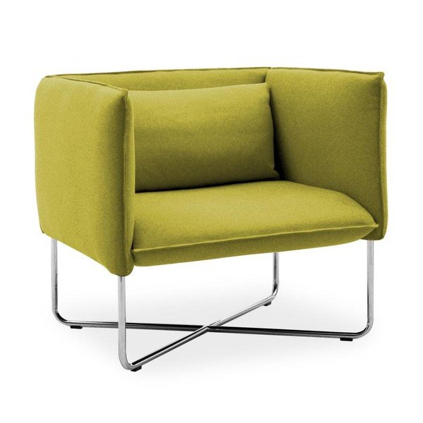 Fotoliu Softline Groove, galben-image-2