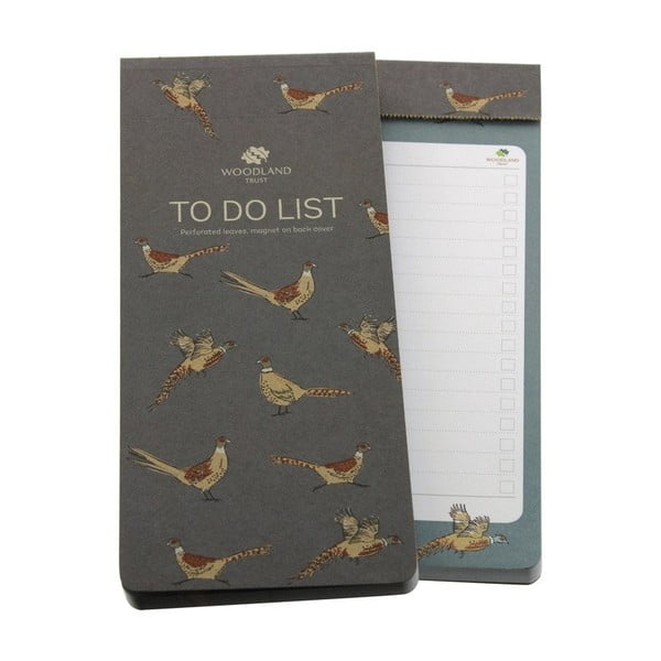 To Do List Go Stationery Pheasant