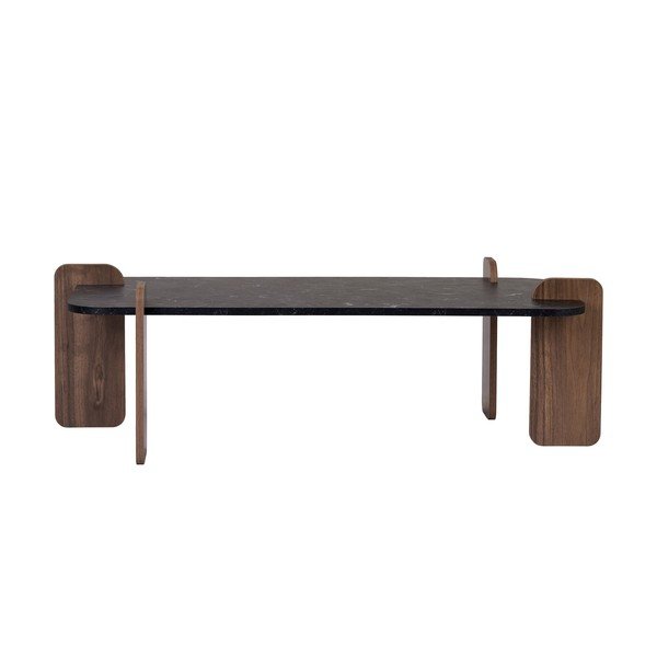 Măsuță de cafea neagră 60x120 cm Renard – Nordure-image-3