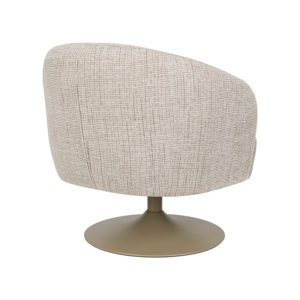 Fotoliu bej pivotant Renate – White Label-image-4