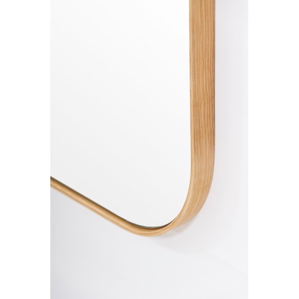 Oglindă de perete cu ramă din lemn de stejar Wireworks Gaze, 41 x 114 cm-image-3