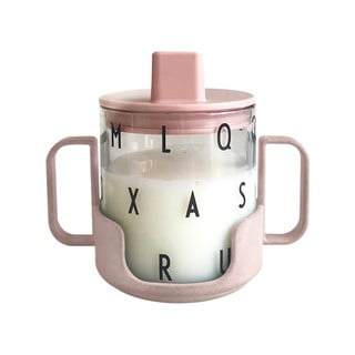 Cană pentru copii Design Letters Grow With Your Cup, roz
