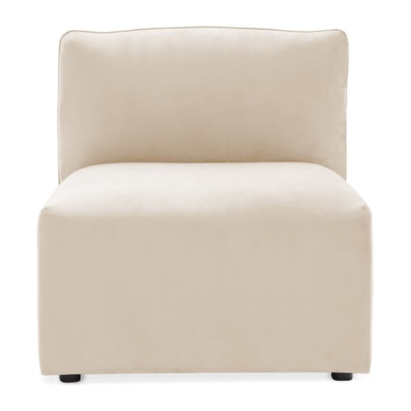 Modul de mijloc pentru canapea Vivonita Velvet Cube, gri - crem