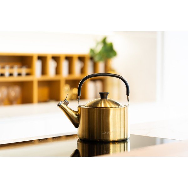 Ceainic auriu din oțel inoxidabil 1,5 l Diamante – Vialli Design-image-2