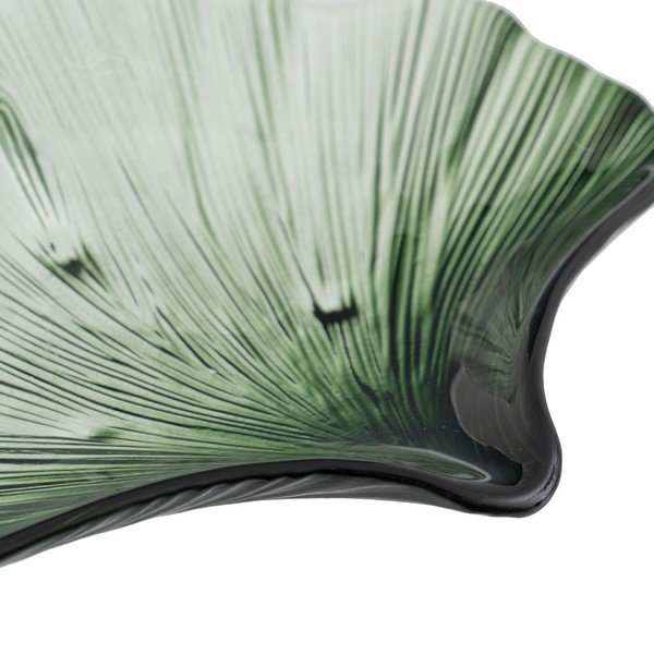 Tavă decorativă din sticlă 16x17 cm Gingko – Ixia-image-1