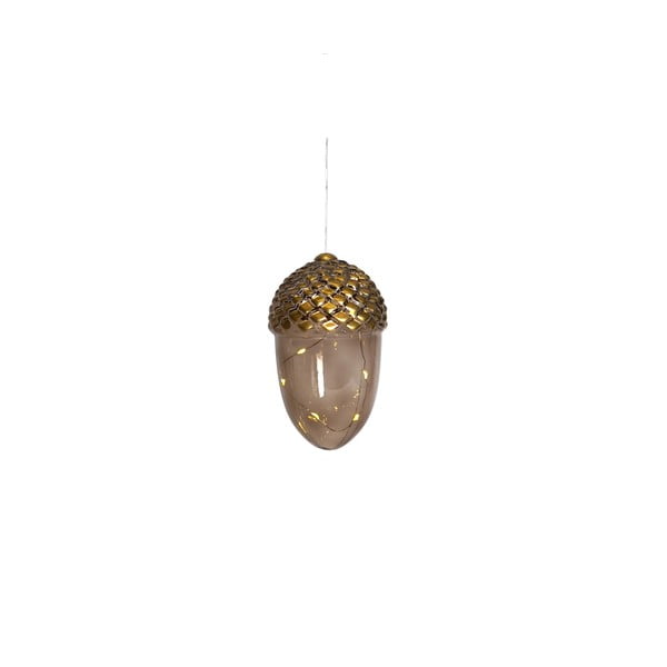 Decorațiune luminoasă de Crăciun maro suspendată ø 7 cm Celina – Sirius