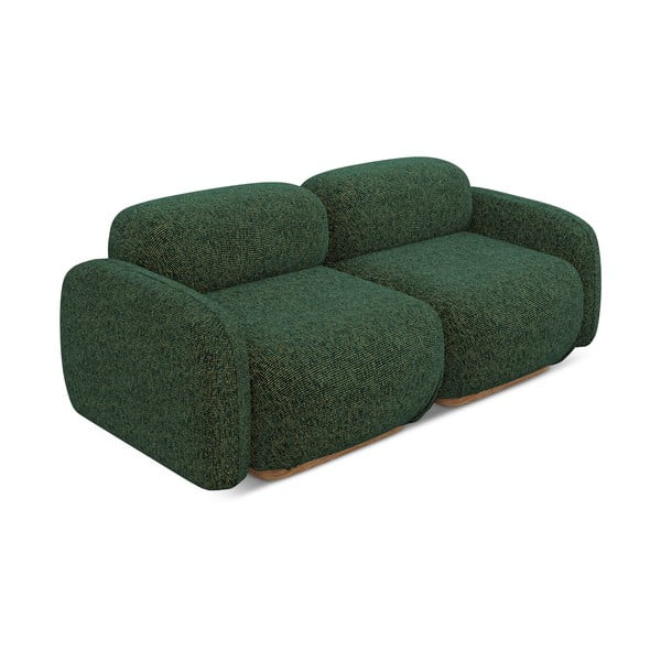 Canapea modulară verde-închis 190 cm Ailani – Makamii-image-2