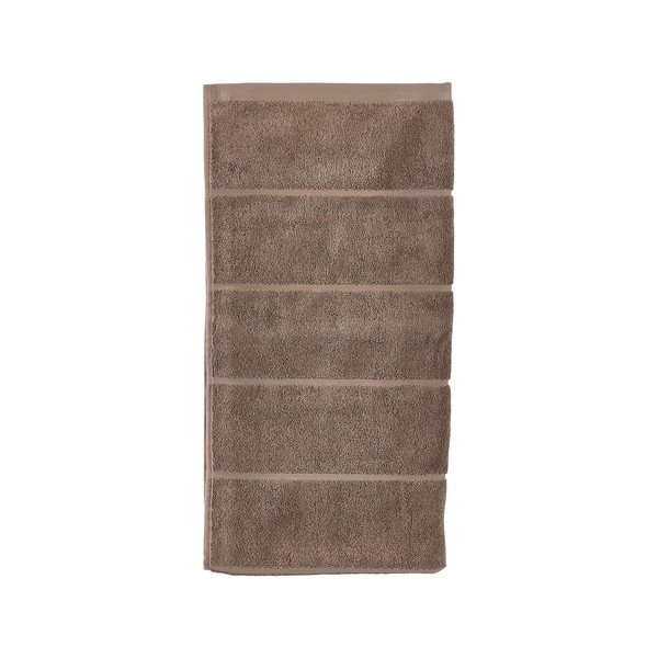 Prosop maro deschis din bumbac din frotir 50x100 cm Sauna – Zone