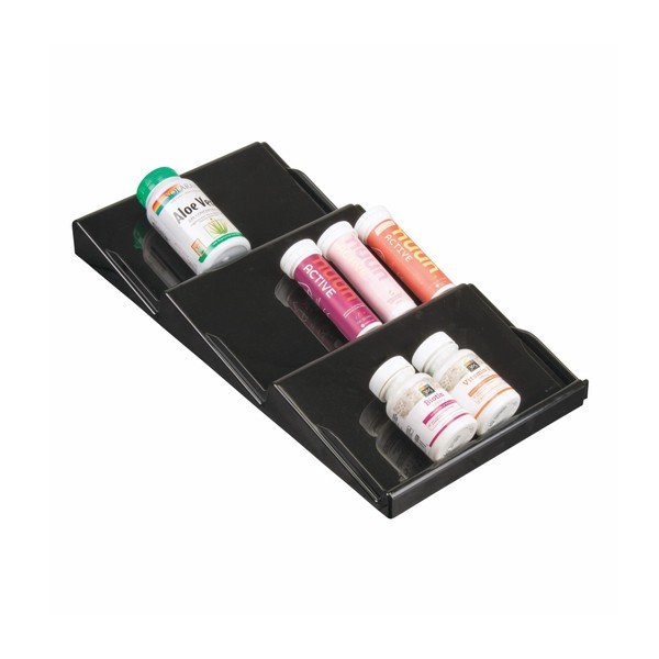 Organizator, lățime reglabilă, InterDesign Linus, negru-image-2