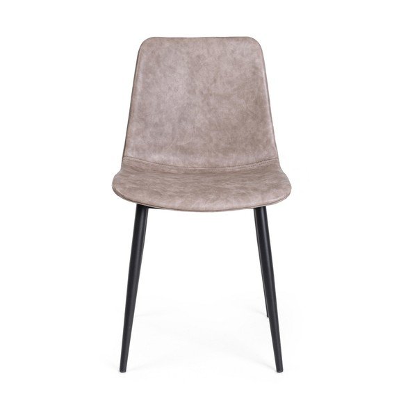 Scaun de dining bej tapițat Kyra – Bizzotto-image-2