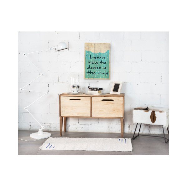 Tablou din lemn de pin Really Nice Things Learn, 40 x 60 cm-image-1