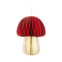 Ornament de Crăciun lucrat manual din hârtie ø 5 cm Honeycomb Mushroom – Sass & Belle