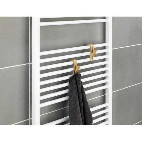 Cârlige în culoare naturală 2 buc. suspendate din bambus – Wenko-image-4