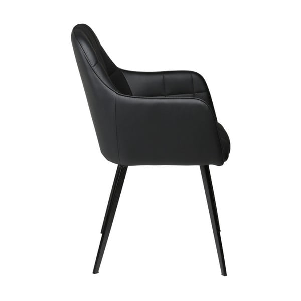 Scaun din piele artificială DAN-FORM Denmark Embrace, negru-image-4