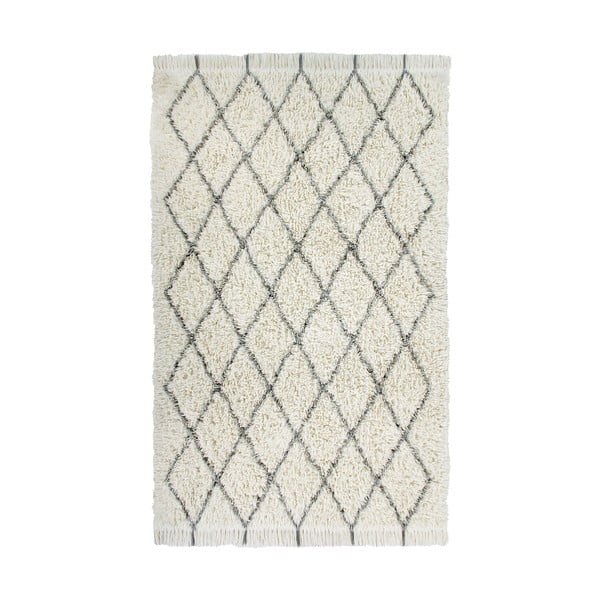 Covor crem lavabil/țesut manual din lână 200x300 cm Berber Soul – Lorena Canals