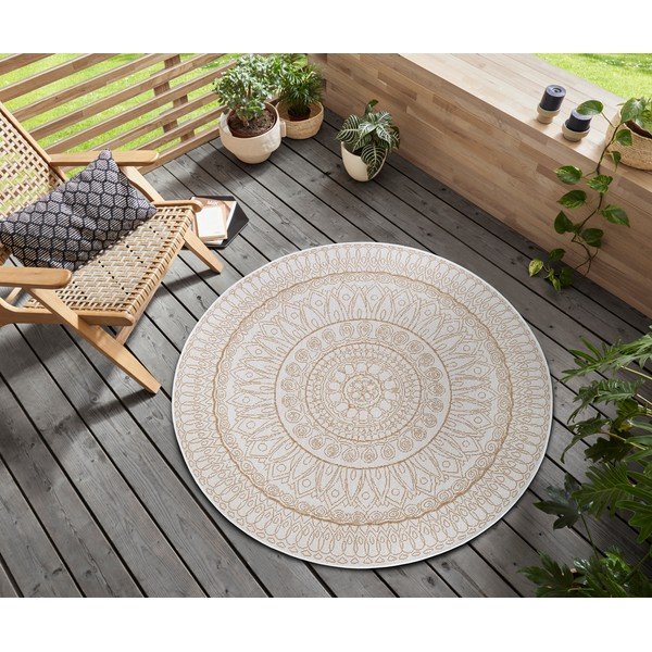 Covor crem rotund ø 160 cm Spirit – Hanse Home-image-1