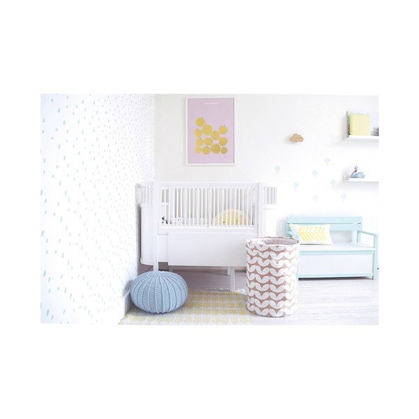 Coș din material textil Roomblush Feathers, galben-image-2