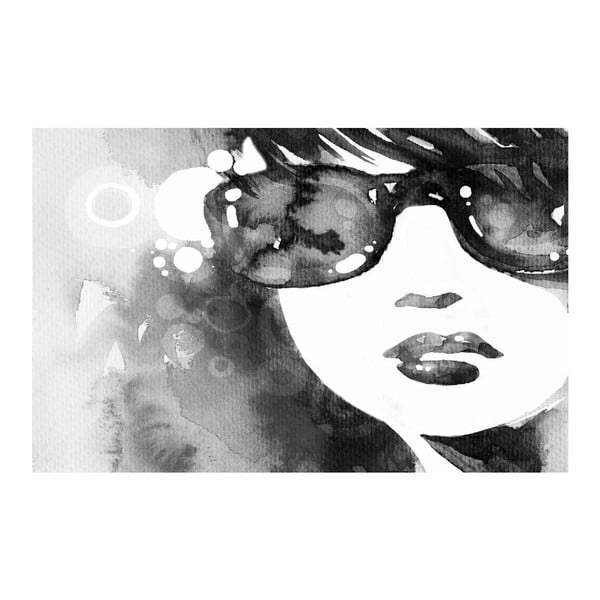 Tablou Black&White Sunglasses, 45 x 70 cm