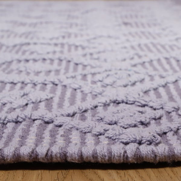 Covor din bumbac lucrat manual Nattiot Blonder, 110 x 170 cm, gri-image-1