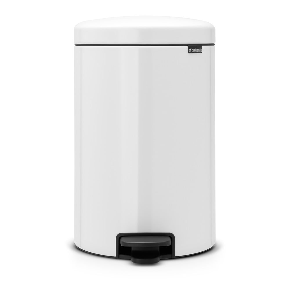Coș de gunoi alb cu pedală din oțel 20 l NewIcon – Brabantia