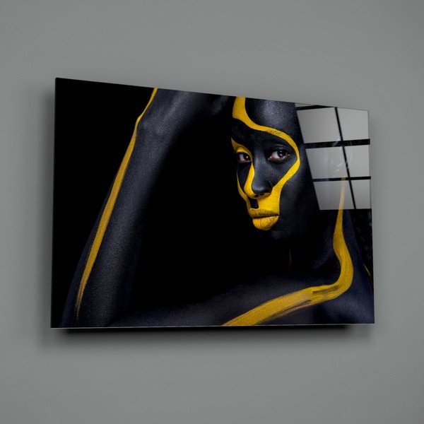 Tablou din sticlă Insigne Yellow Lines-image-4
