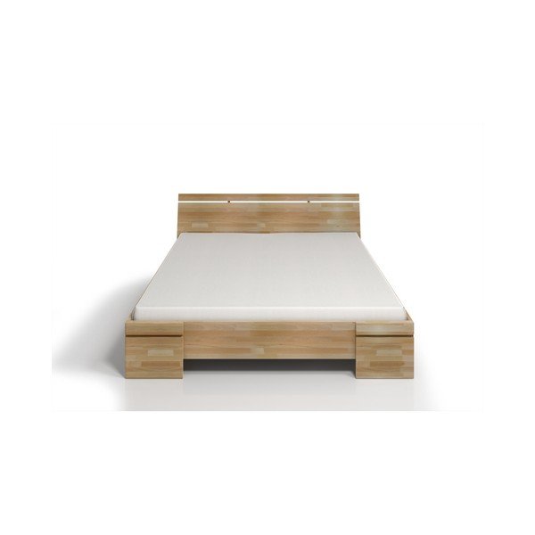 Pat dublu din lemn de fag, cu spațiu de depozitare, SKANDICA Sparta Maxi, 140 x 200 cm-image-1