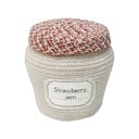Coș de jucării pentru copii crem din material textil ø 20x23 cm Jam Jar – Lorena Canals
