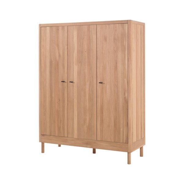 Șifonier de copii în culoare naturală din lemn de stejar 146x190x55 cm Forrest – Vipack