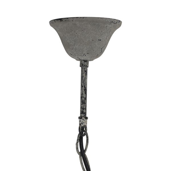 Lustră albă cu abajur din metal ø 36 cm Luna – Light & Living-image-3