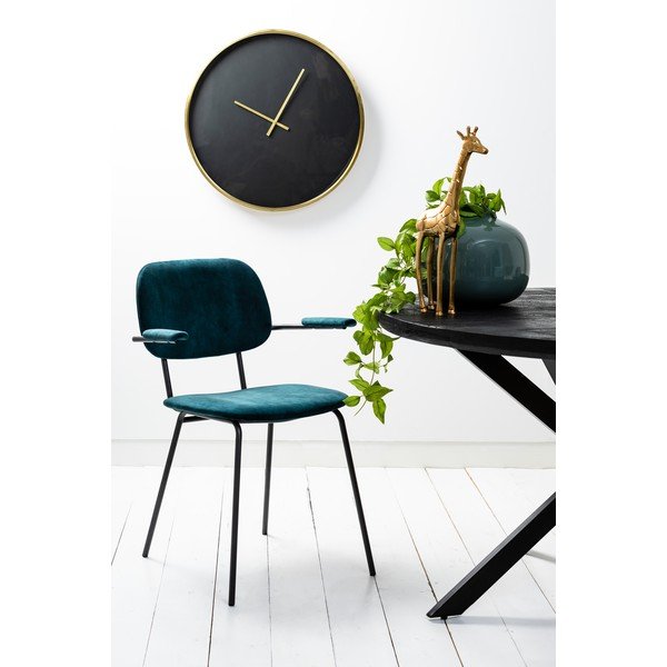 Scaun de dining verde petrol din catifea Emma – Light & Living-image-1