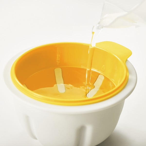 Recipient pentru prepararea ouălor Joseph Jospeh M-Poach, galben-image-1