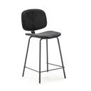 Scaune de bar negre 2 buc. (înălțime șezut 66 cm) Arus – Marckeric