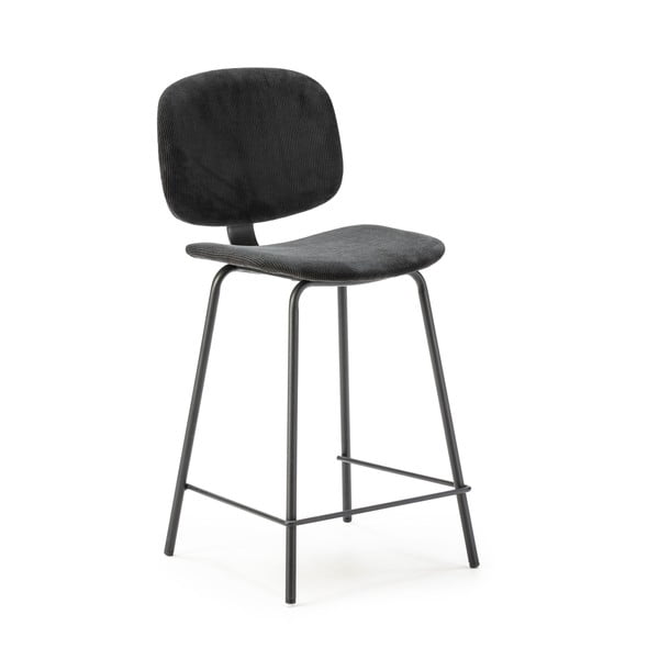 Scaune de bar negre 2 buc. (înălțime șezut 66 cm) Arus – Marckeric