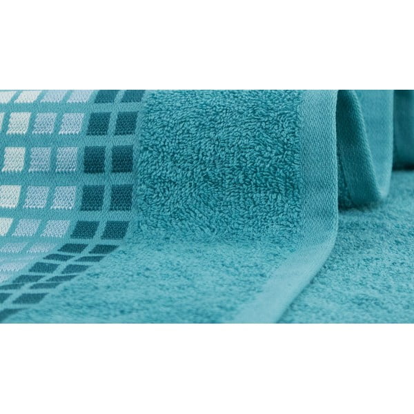 Prosop albastru din bumbac 50x100 cm Darwin – My House-image-1