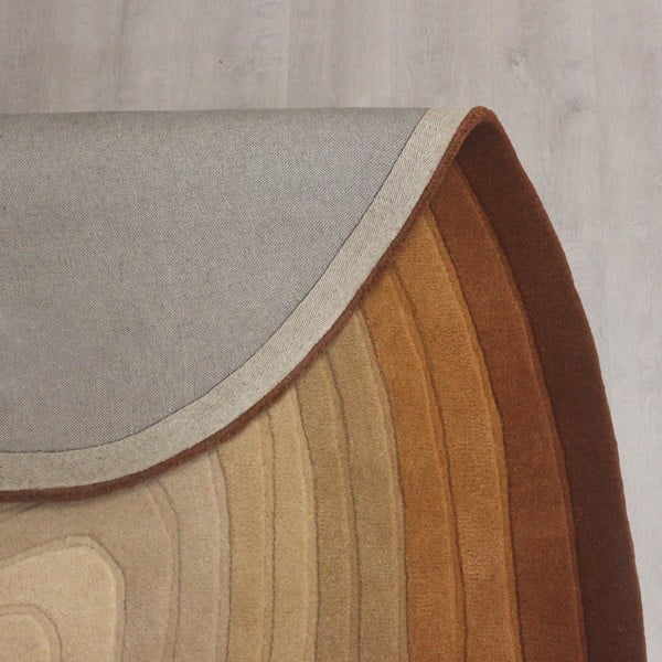 Covor cărămiziu din lână 200x290 cm Puddle Ombre Wool – Flair Rugs-image-4