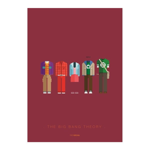 Poster Costume Artwork Big Bang Theory