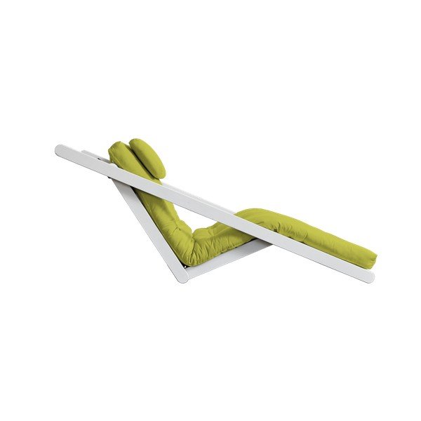Șezlong extensibil Karup Figo White/Pistacie-image-4
