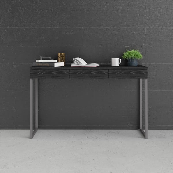 Birou Tvilum Function Plus, 126x52 cm, negru-image-1
