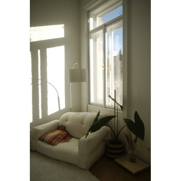 Canapea maro extensibilă 140 cm Hippo - Karup Design-image-4