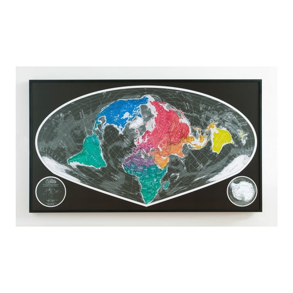 Hartă mare magnetică Future Map, 101 x 58 cm