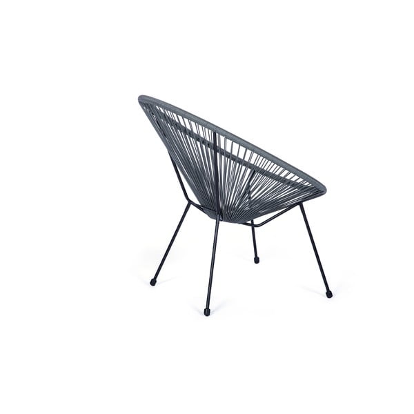 Fotoliu de grădină din ratan artificial Bonami Selection Avocado, gri-image-3