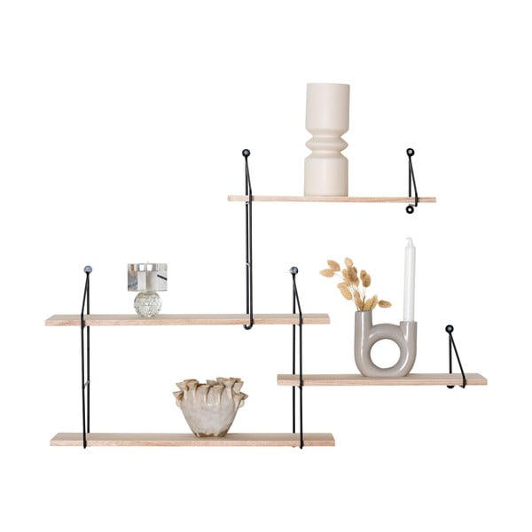 Raft din lemn masiv negru pavlovnia Harlem Hyde - House Nordic-image-2