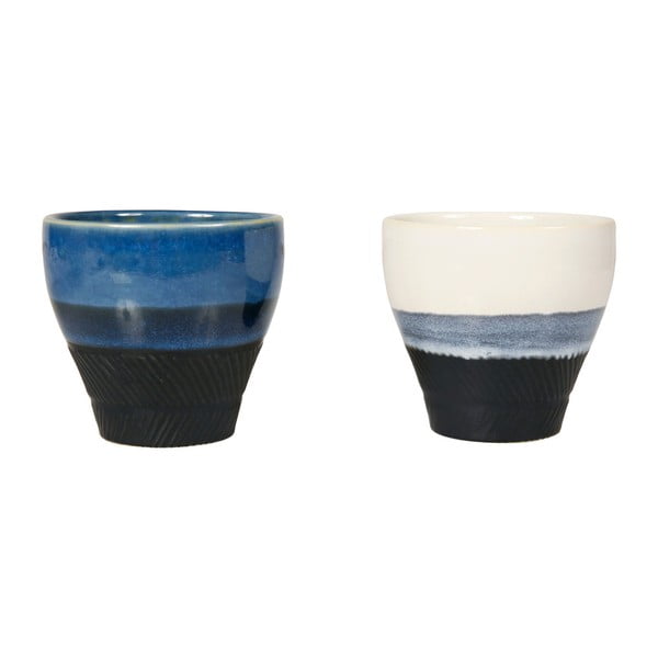 Set 2 căni ceramică fără mâner Sema Ekume