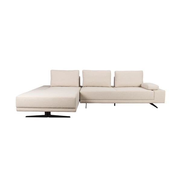 Colțar crem (cu colț pe partea stângă) Shelly – Dutchbone