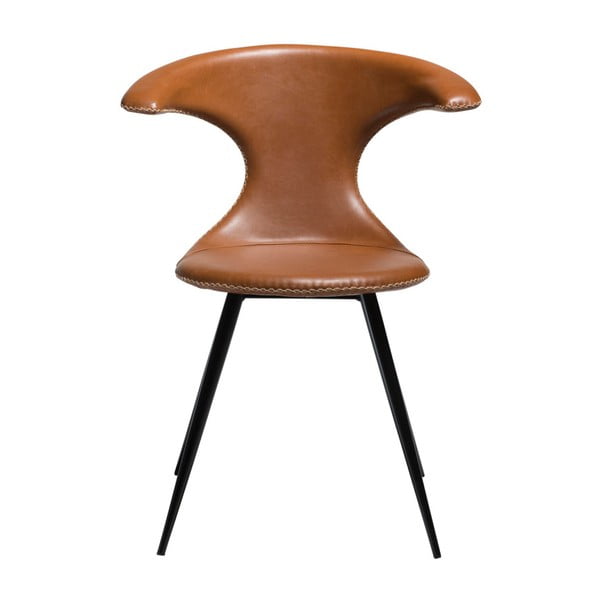 Scaun din piele artificială DAN-FORM Denmark Flair, maro-image-4