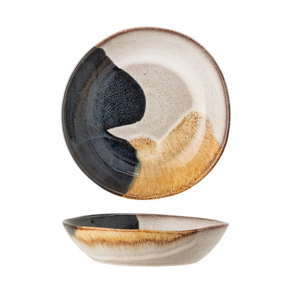 Bol din gresie ceramică Bloomingville Jules, ø 22 cm, multicolor-image-3