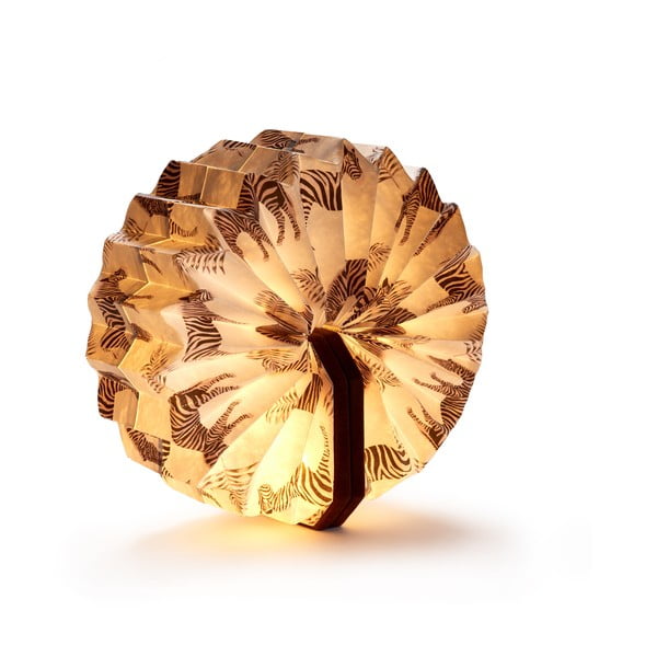 Decorațiune luminoasă maro închis cu USB Velvet Accordion – Gingko