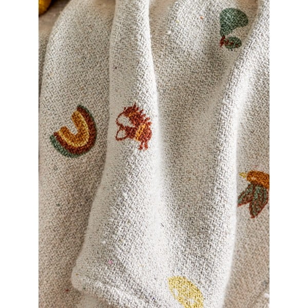 Pătură pentru copii albă 80x100 cm Agnes – Bloomingville Mini-image-2