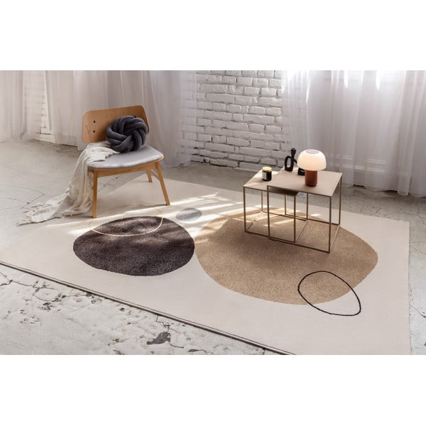 Covor bej/crem 120x180 cm Peblinne – Universal-image-1