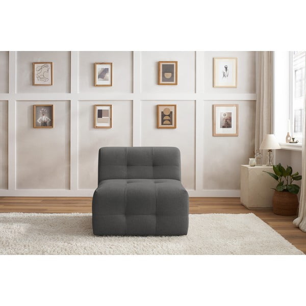 Modul pentru canapea gri închis Kleber - Bobochic Paris-image-1